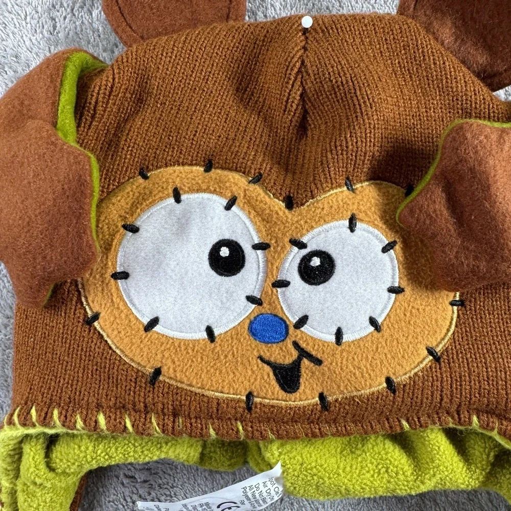 Flipeez Monkey Kids Unisex One Size Costume Hat Dancing Moving Arms Brown Lot 2
